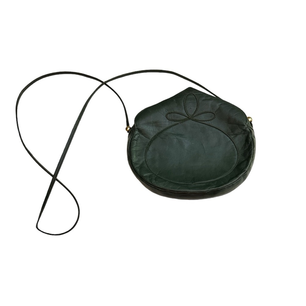 Charles Jourdan *Vintage Mini Crossbody Dark Forest Green - Picture 11 of 11